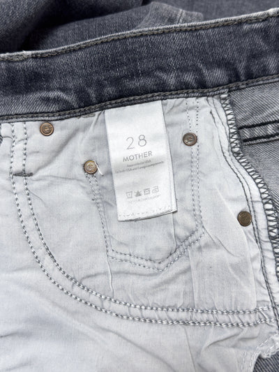 MOTHER The Rambler Zip Flood Jeans