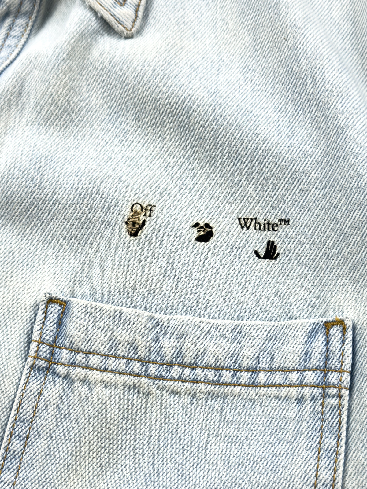 SS21 Marker Denim Shirt "Vintage Fl"