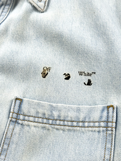SS21 Marker Denim Shirt "Vintage Fl"