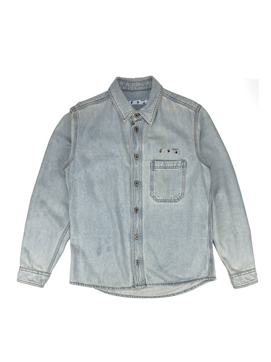 SS21 Marker Denim Shirt "Vintage Fl"