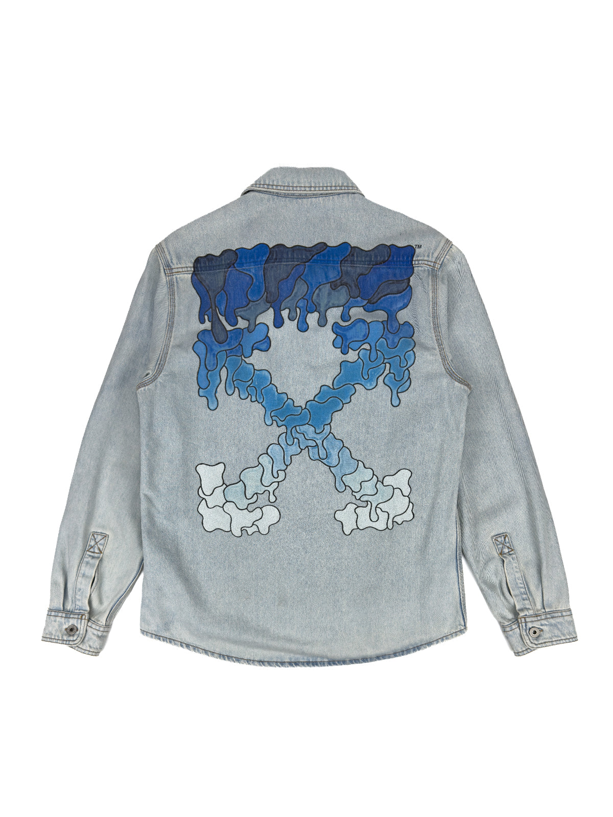 SS21 Marker Denim Shirt "Vintage Fl"