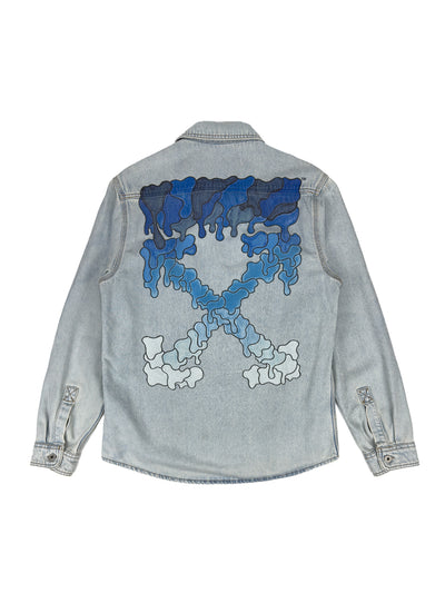 SS21 Marker Denim Shirt "Vintage Fl"