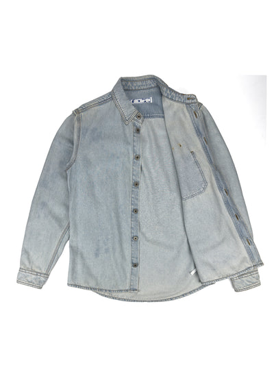 SS21 Marker Denim Shirt "Vintage Fl"