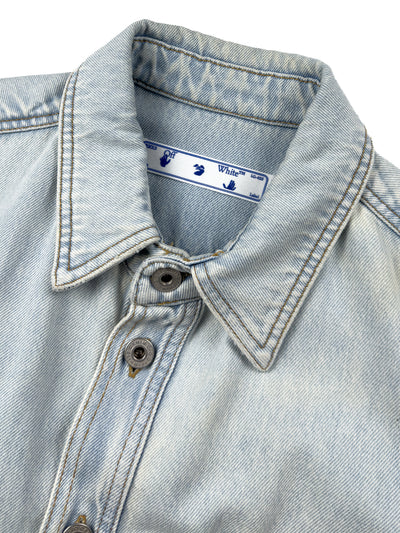 SS21 Marker Denim Shirt "Vintage Fl"