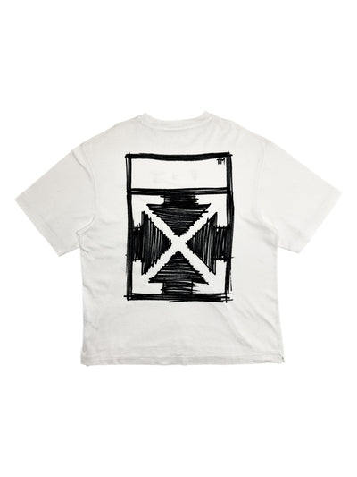 Off-White T-shirt Sketch Arrow Logo