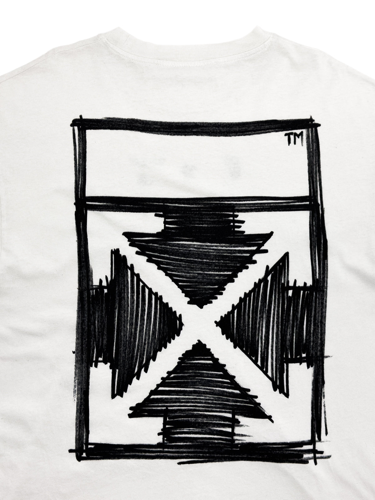 Off-White T-shirt Sketch Arrow Logo