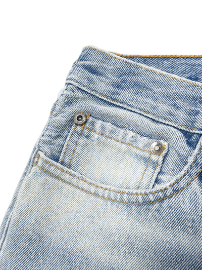 OFF-WHITE FW20 Paperclip Jeans Bleach Wash