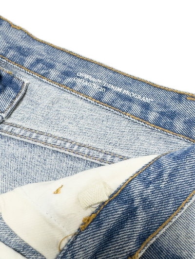 OFF-WHITE FW20 Paperclip Jeans Bleach Wash