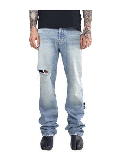 OFF-WHITE FW20 Paperclip Jeans Bleach Wash