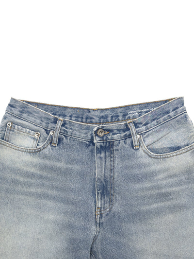 OFF-WHITE FW20 Paperclip Jeans Bleach Wash