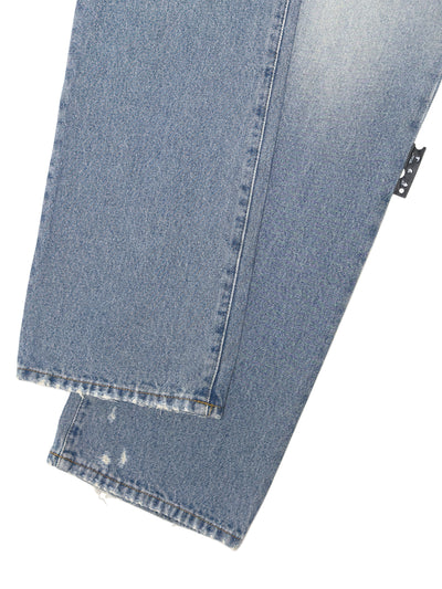 OFF-WHITE FW20 Paperclip Jeans Bleach Wash