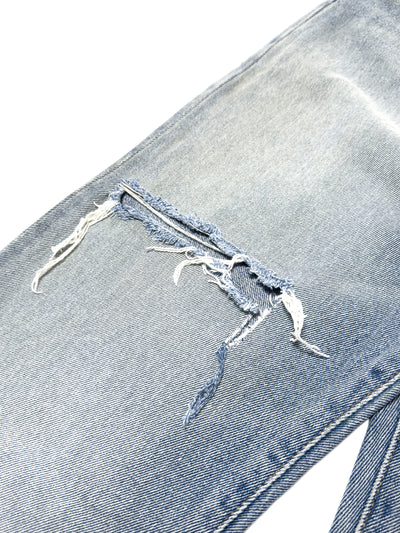 OFF-WHITE FW20 Paperclip Jeans Bleach Wash