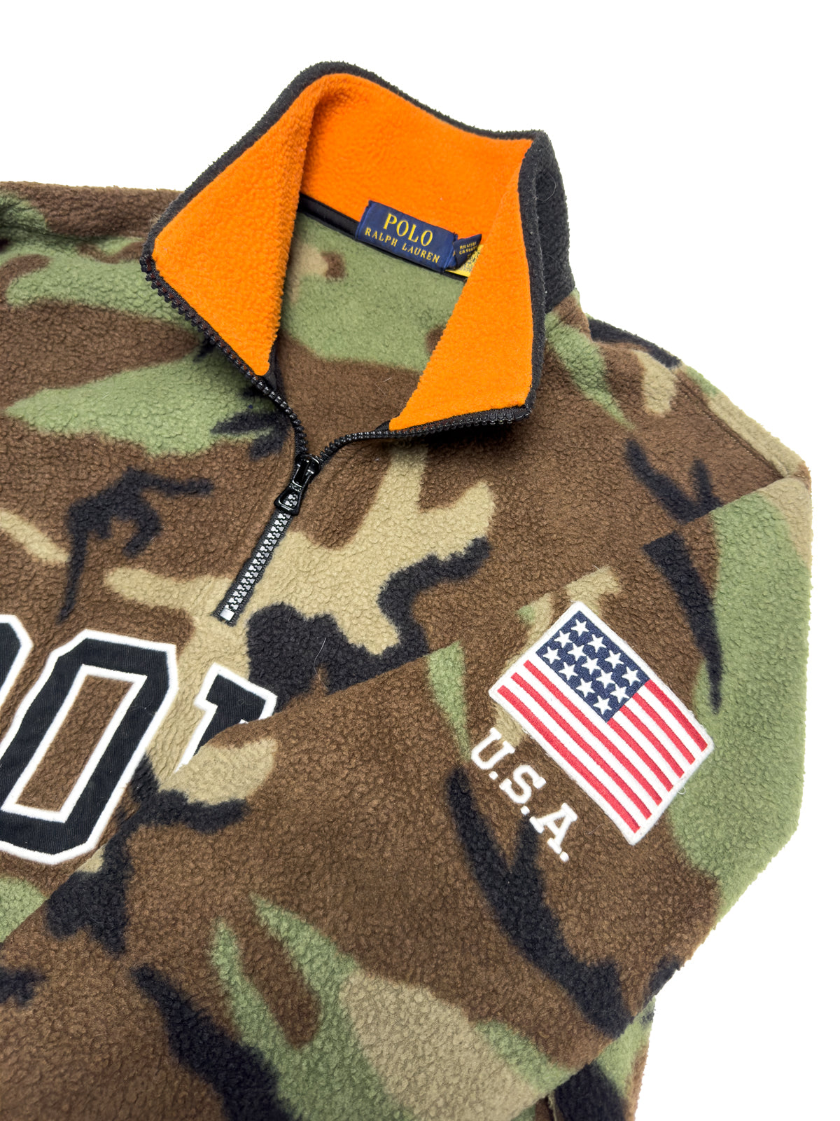 POLO RALPH LAUREN Camo Fleece Half-Zip Pullover