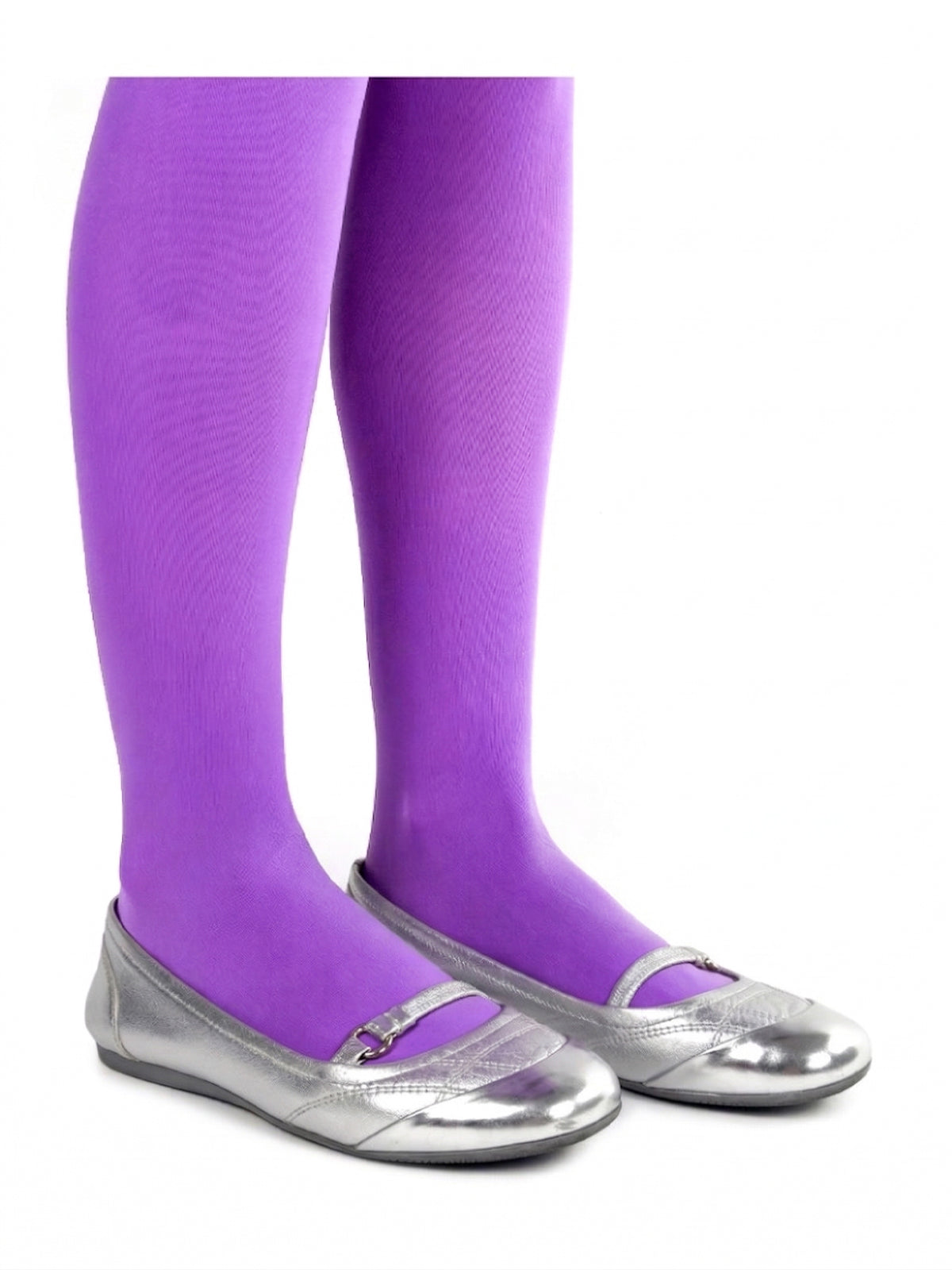 PRADA 2000s Metallic Silver Ballet Flats