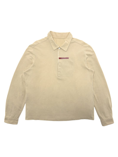 Prada Polo long sleeve beige