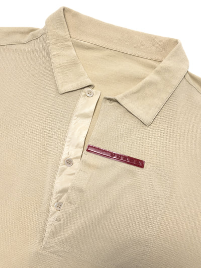 Prada Polo long sleeve beige