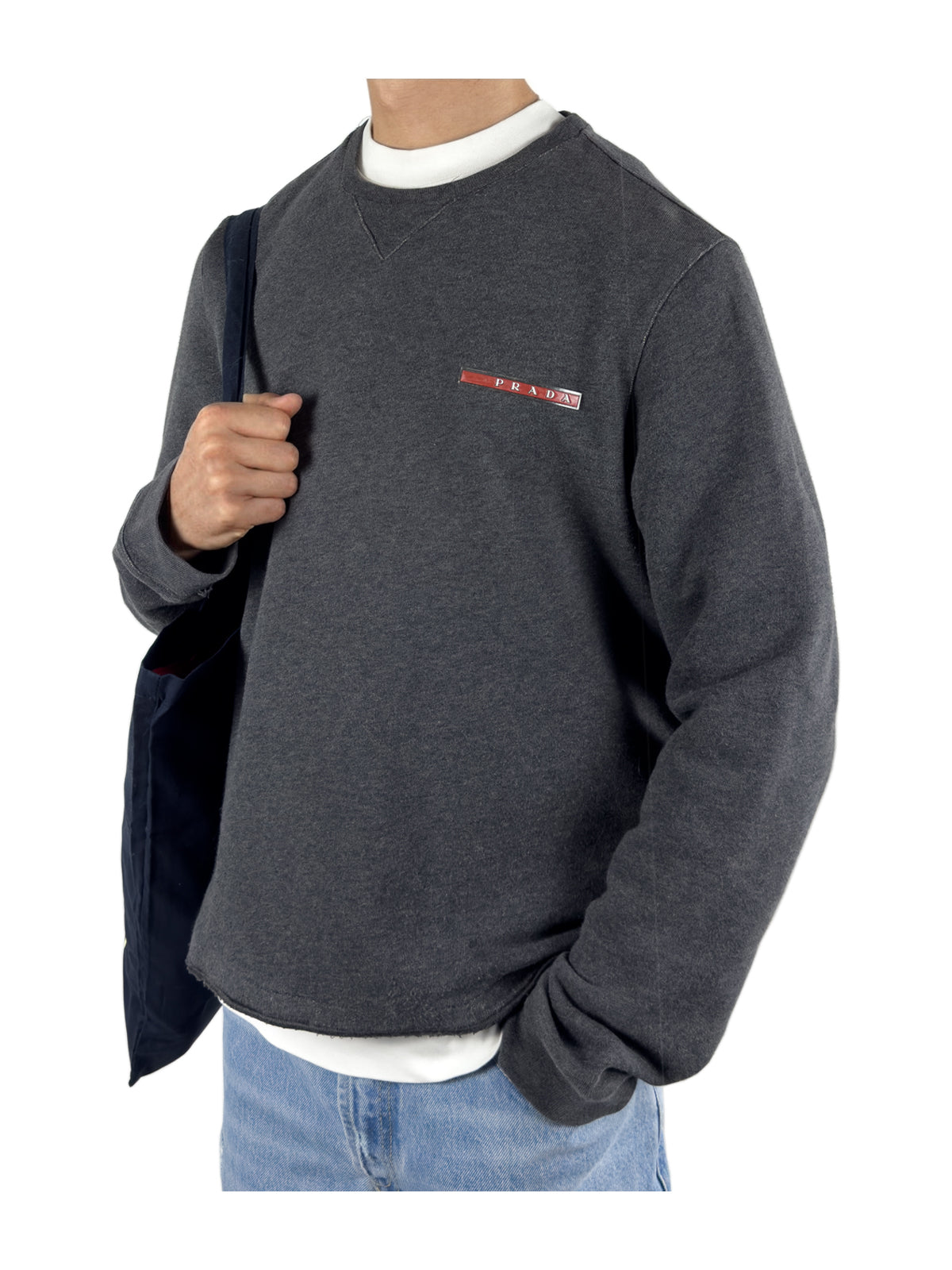 PRADA Linea Rossa Sport mid-2000s Cropped Sweatshirt