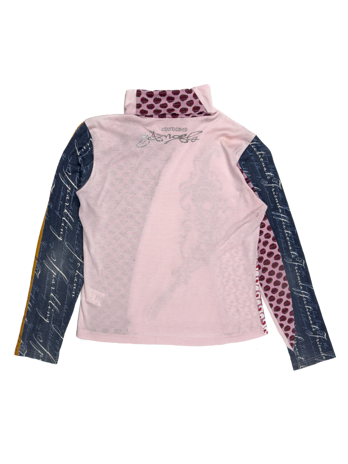 Angels 2004 Patchwork Turtleneck Top
