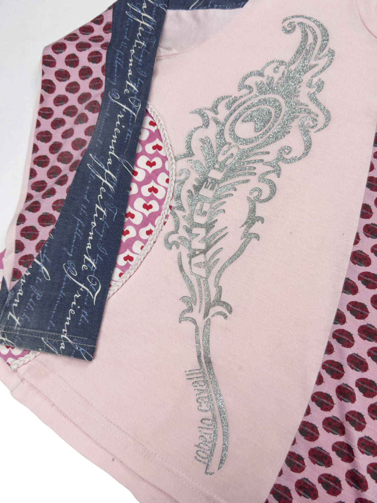 Angels 2004 Patchwork Turtleneck Top