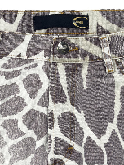 Just Cavalli Giraffe Print Jeans
