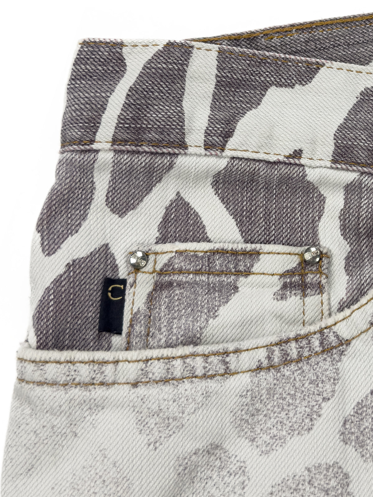 Just Cavalli Giraffe Print Jeans