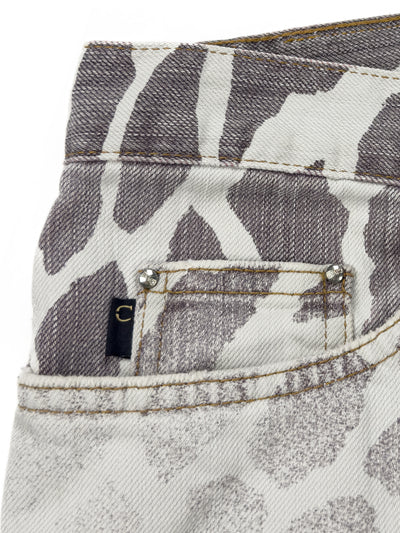 Just Cavalli Giraffe Print Jeans
