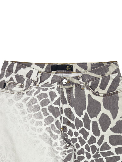 Just Cavalli Giraffe Print Jeans