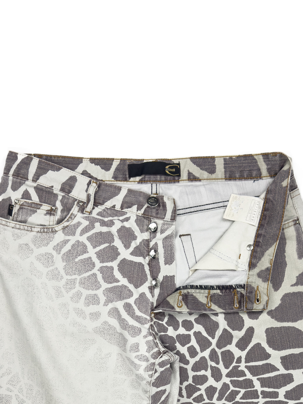Just Cavalli Giraffe Print Jeans
