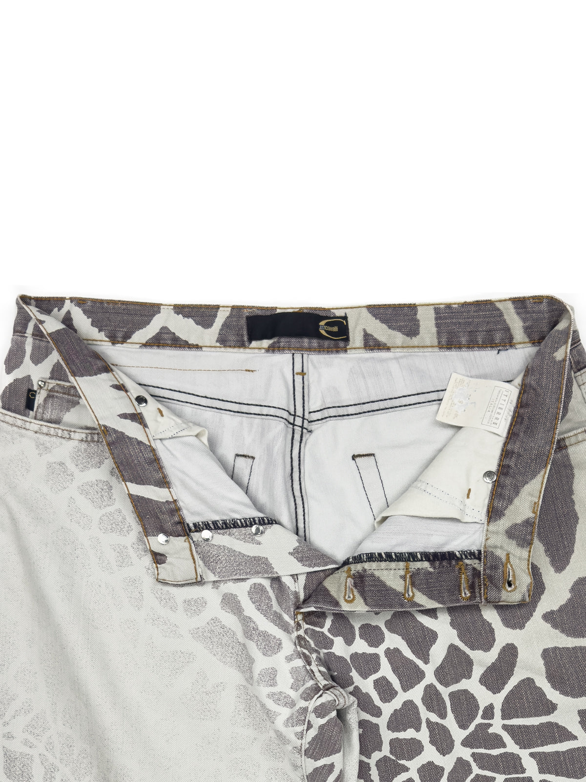 Just Cavalli Giraffe Print Jeans