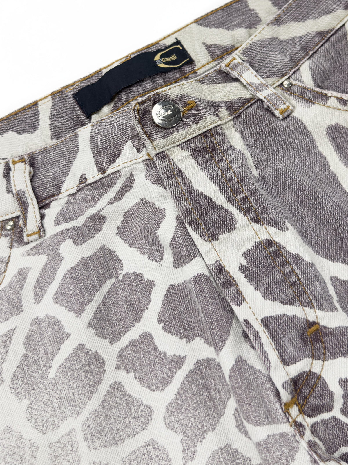 Just Cavalli Giraffe Print Jeans