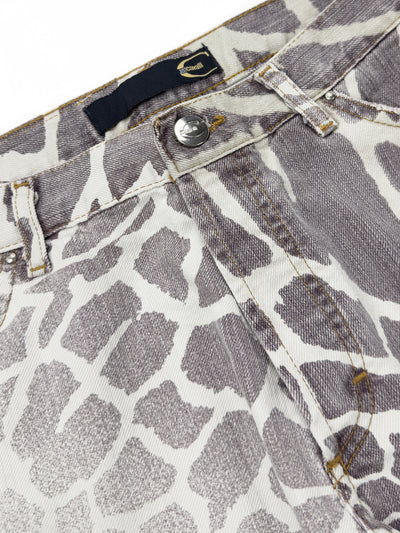 Just Cavalli Giraffe Print Jeans