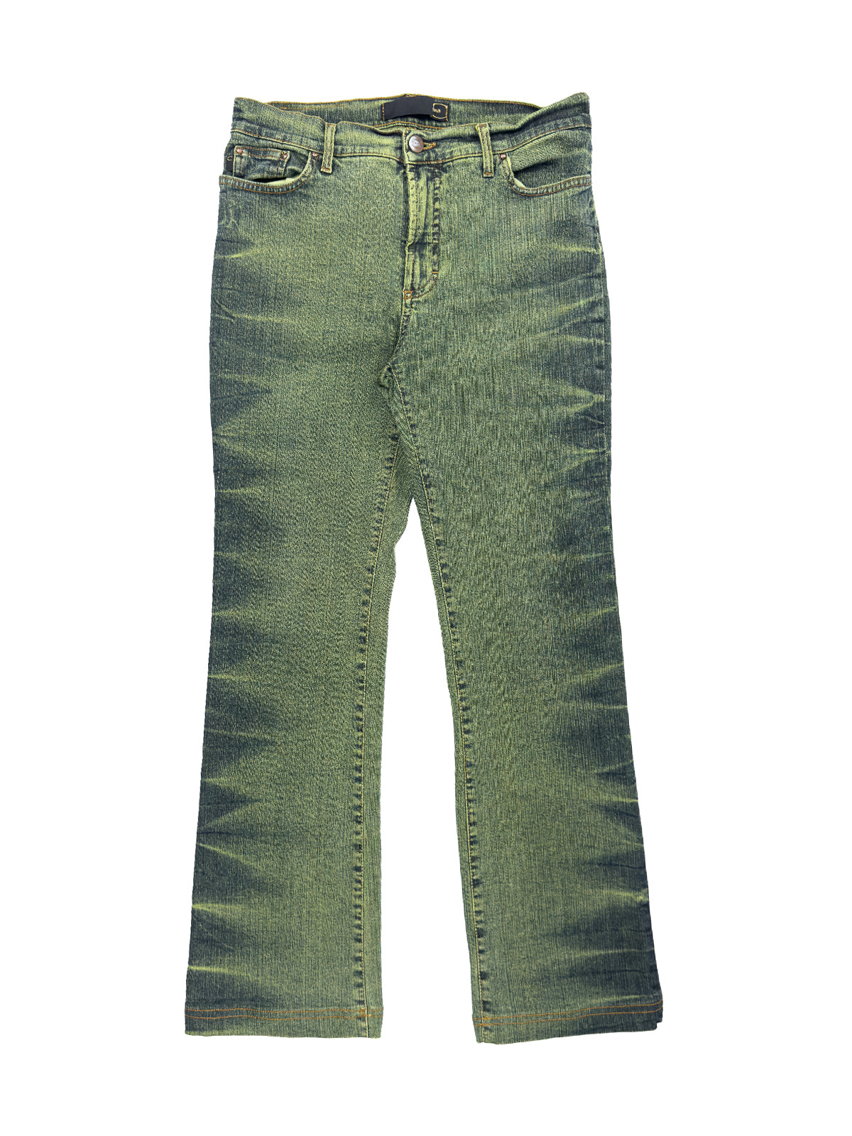 Just Cavalli Metallic Green Jeans