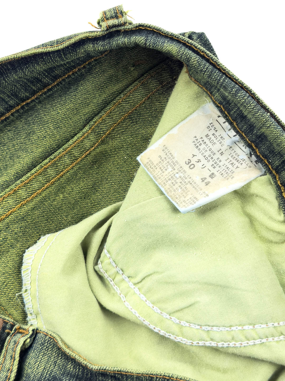 Just Cavalli Metallic Green Jeans
