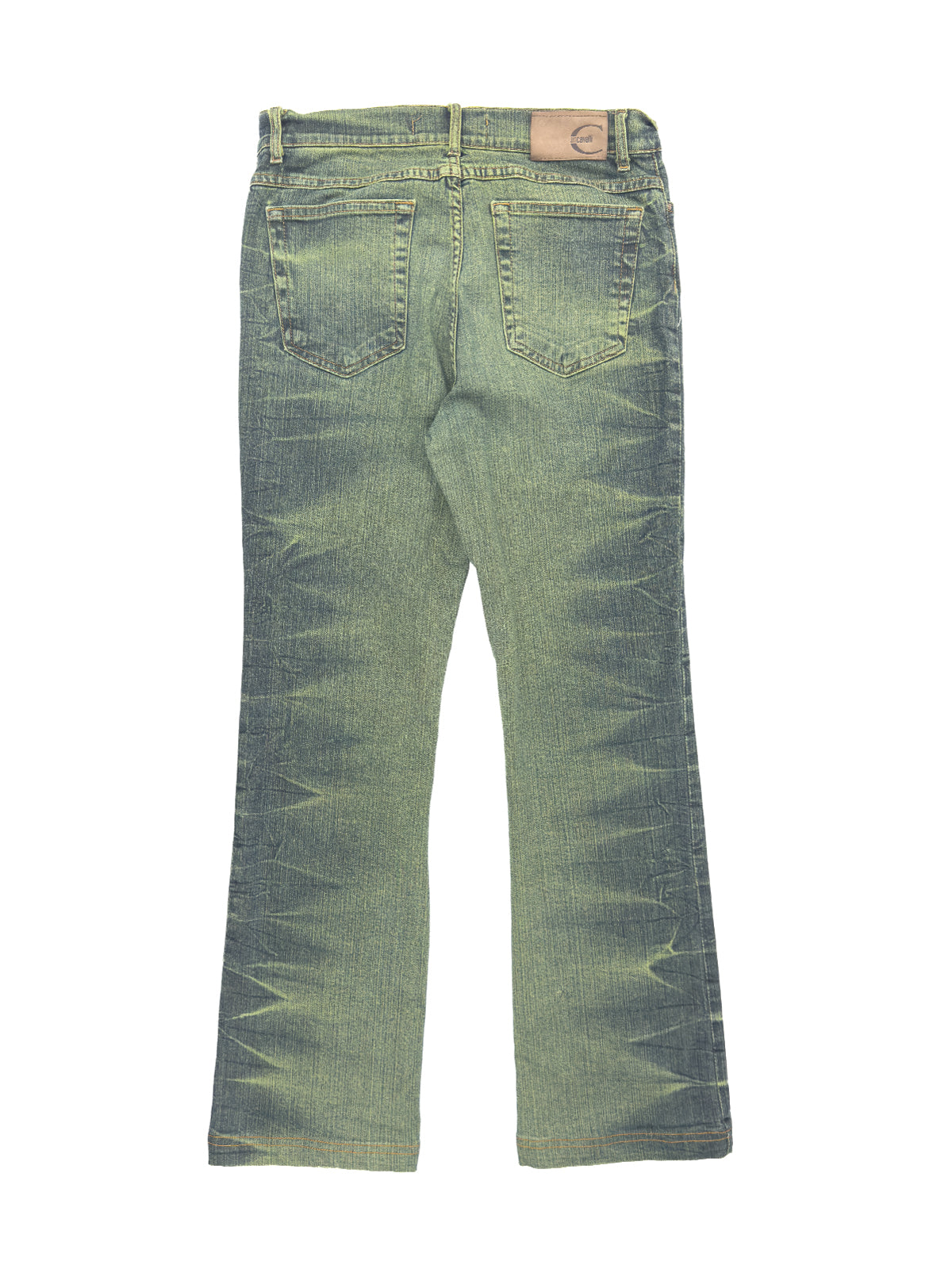 Just Cavalli Metallic Green Jeans