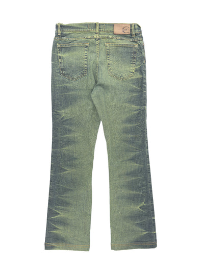 Just Cavalli Metallic Green Jeans