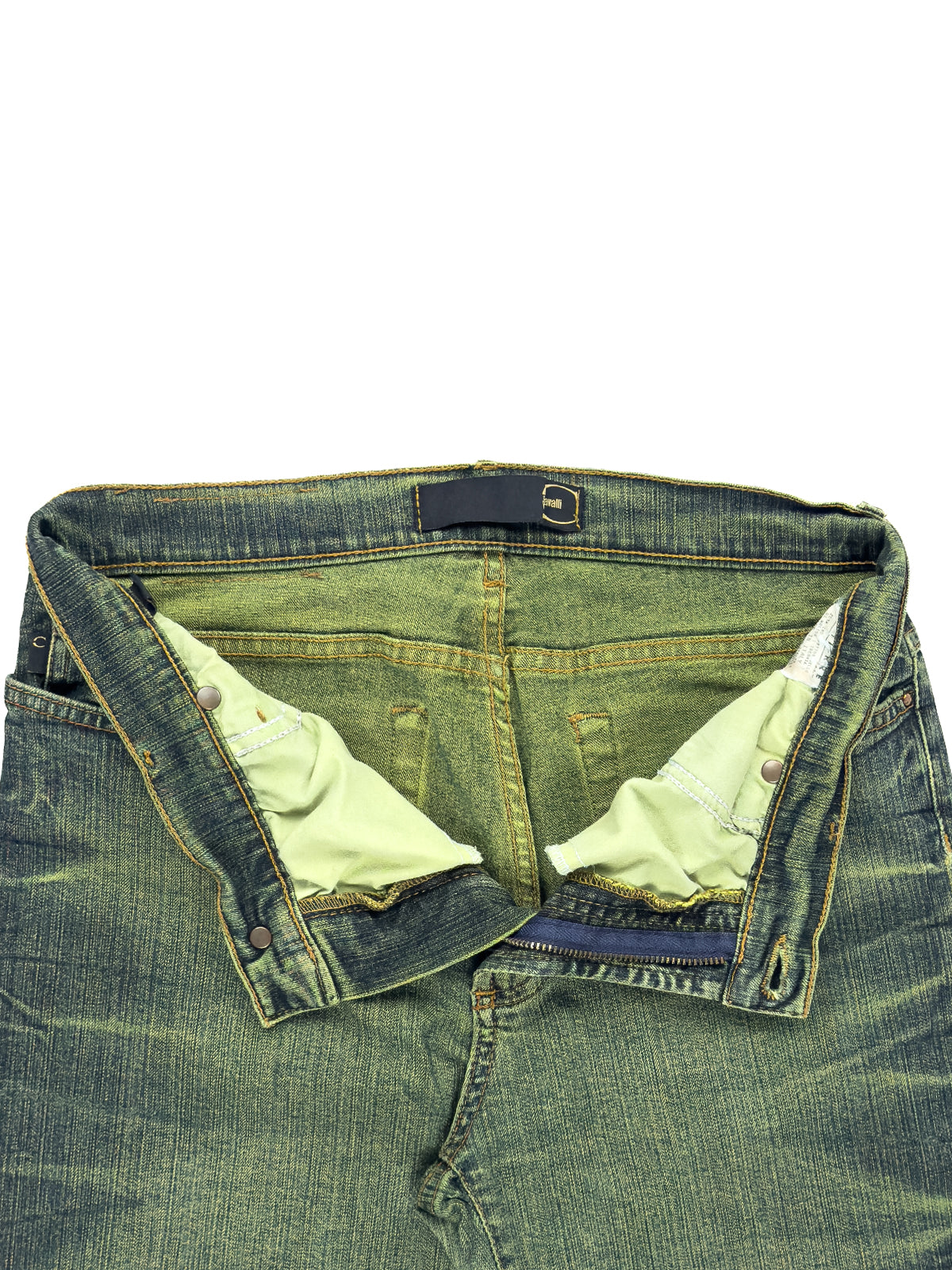 Just Cavalli Metallic Green Jeans