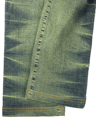 Just Cavalli Metallic Green Jeans