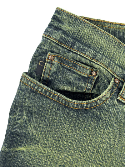 Just Cavalli Metallic Green Jeans