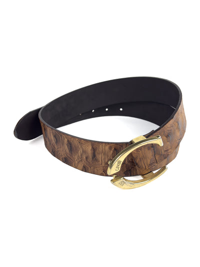 Just Cavalli 2000s Tortoiseshell Effect Split-Buckle Belt