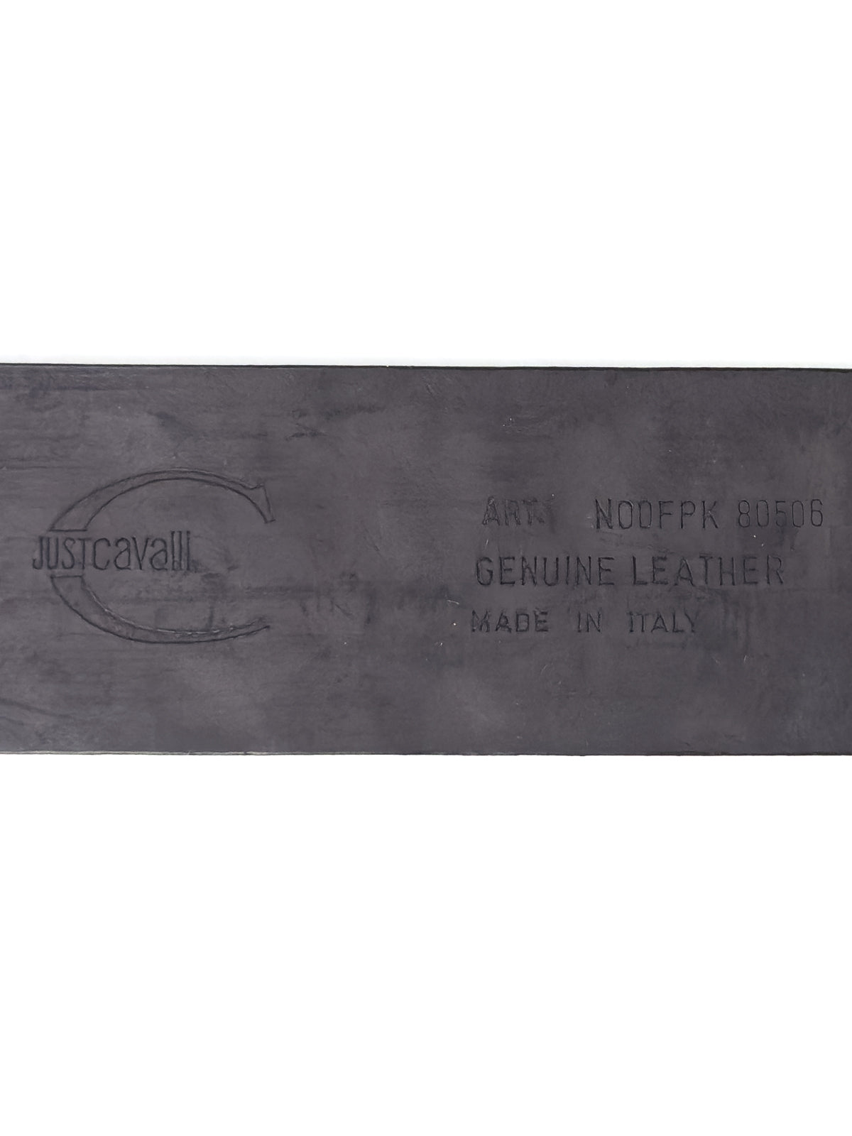 Just Cavalli 2000s Tortoiseshell Effect Split-Buckle Belt