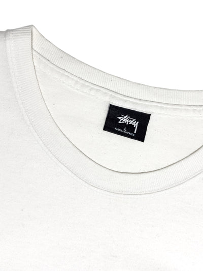Stussy T-Shirt ipt roses tee white