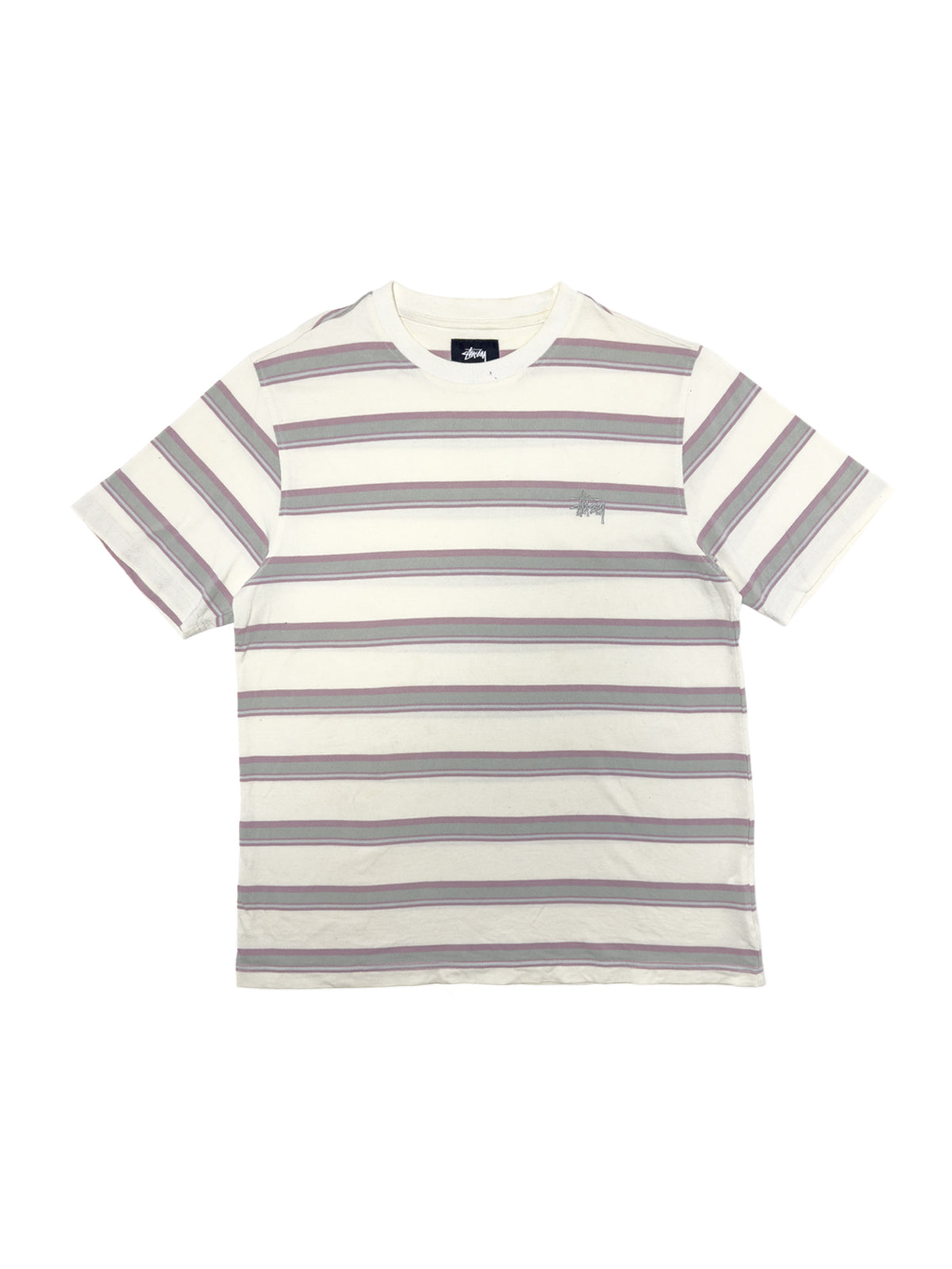 STÜSSY SS20 Harbour Stripe Crew T-Shirt