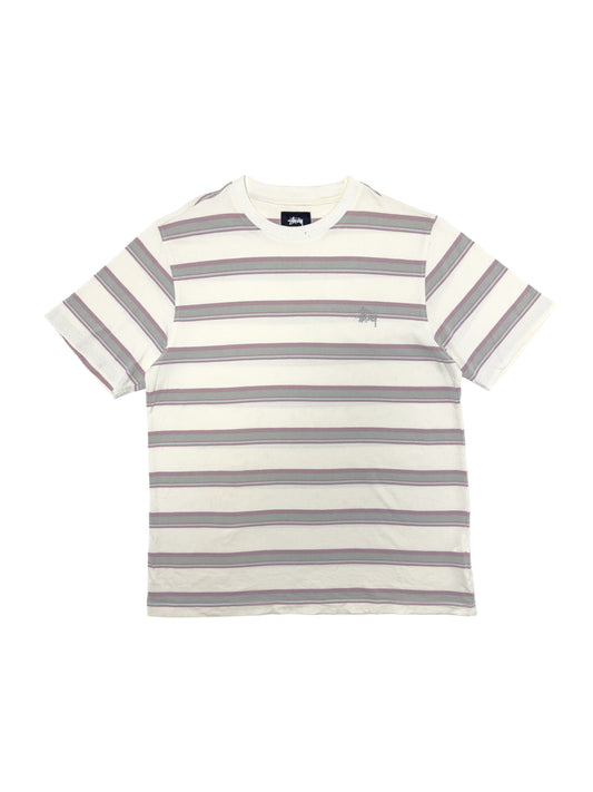 STÜSSY SS20 Harbour Stripe Crew T-Shirt