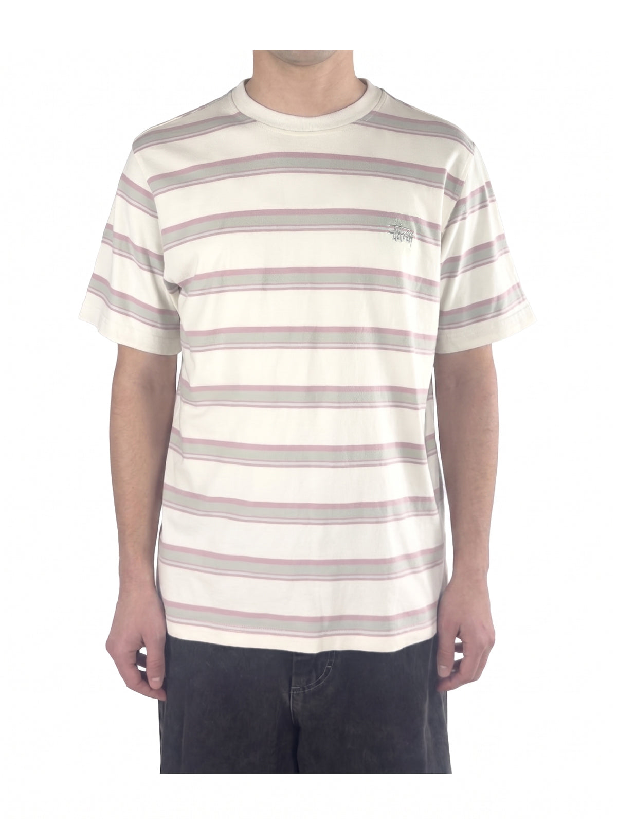 STÜSSY SS20 Harbour Stripe Crew T-Shirt