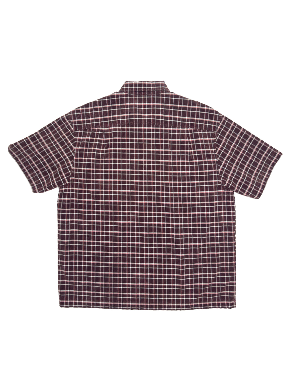 SUPREME FW23 Plaid Corduroy Half Zip S/S Shirt