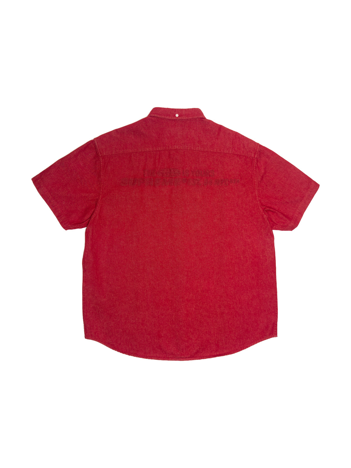 SS21 Embossed Denim S/S Shirt