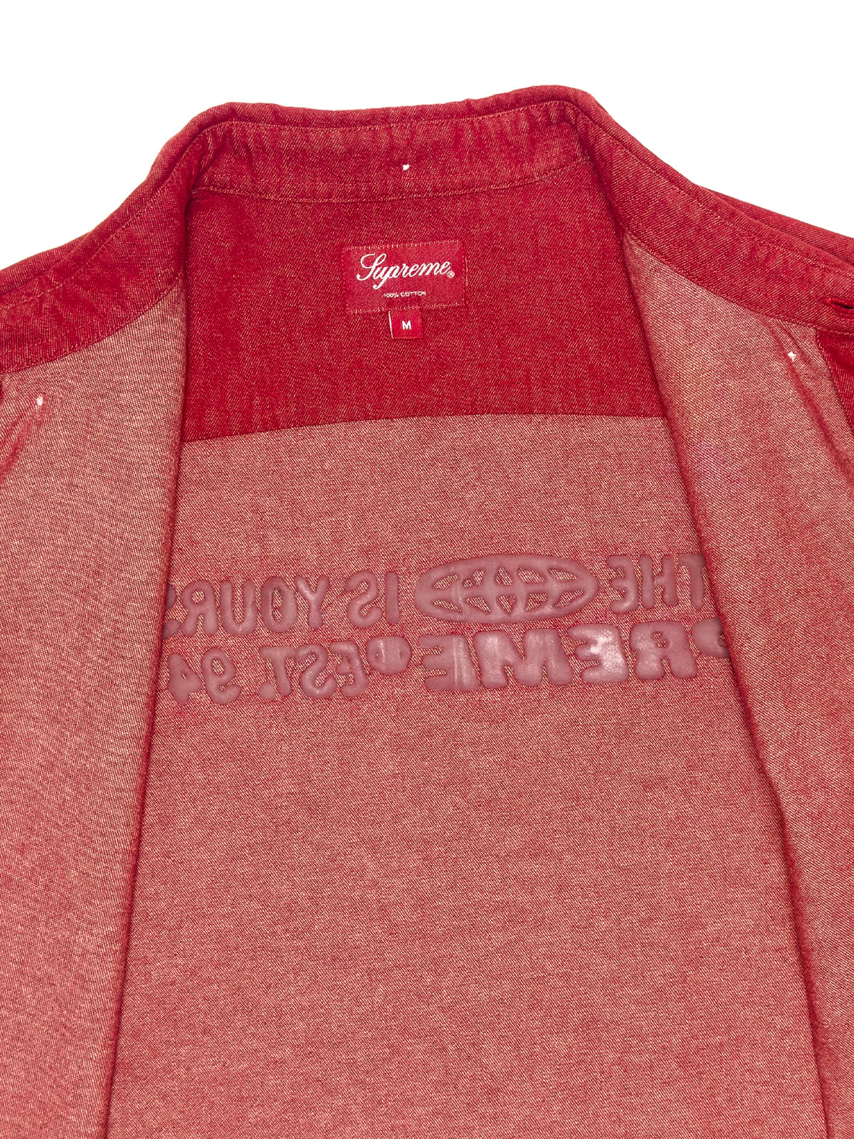 SS21 Embossed Denim S/S Shirt