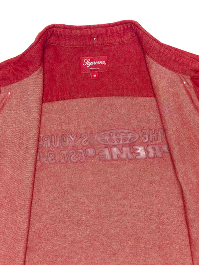 SS21 Embossed Denim S/S Shirt