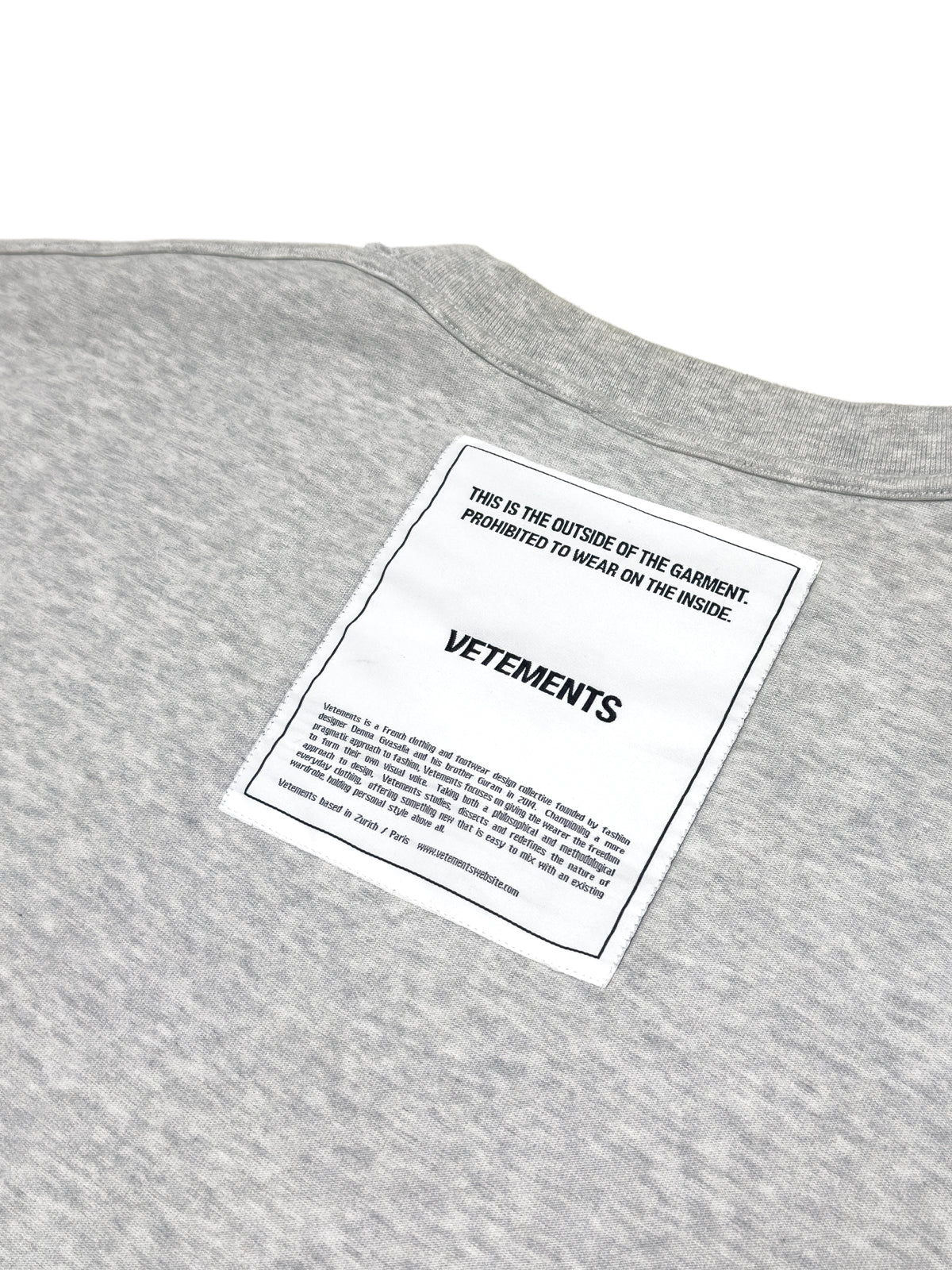 VETEMENTS Inside Out Logo T-Shirt